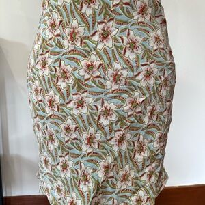 GAP Floral 90s Bias Cut Pencil Skirt - Y2K